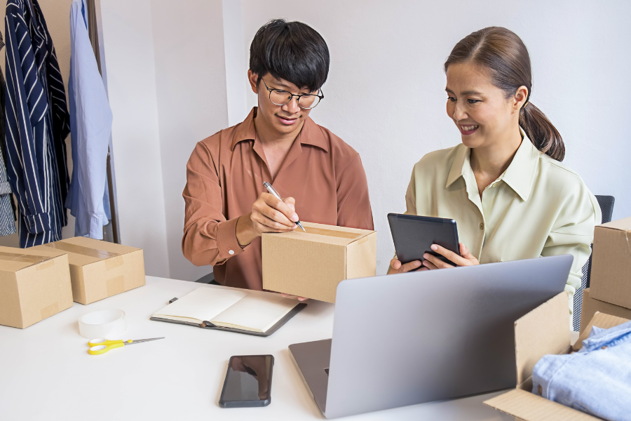 SME packing their products