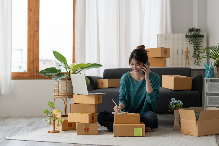 SME using invoicing platform